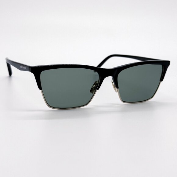 NEW SAINT LAURENT SL767 001 BLACK GREEN SUNGLASSES SAINT LAURENT SL 767 001 - Picture 6 of 12